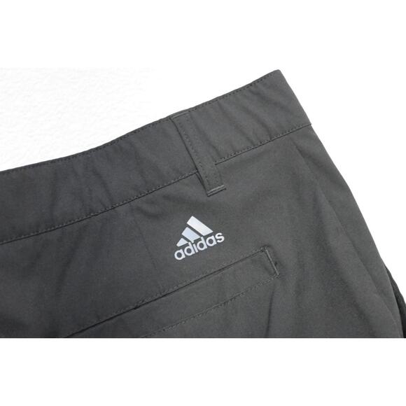Adidas Golf Shorts Athletic Stretch Black Performance Flat 10" INS Mens Sz 36 - Picture 1 of 5